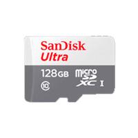 Esta es la imagen de memoria sandisk micro sdxc 128gb ultra 100mb/s clase 10 c/adaptador sdsqunr-128g-gn3ma
