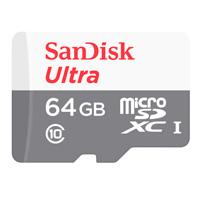 Esta es la imagen de memoria sandisk micro sdxc 64gb ultra 100mb/s clase 10 c/adaptador sdsqunr-064g-gn3ma