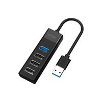 Esta es la imagen de hub acteck port x4 dh422 / hub 4 en 1 usb / 1x usb 3.0 / 3 x usb 2.0 / negro / ac-937061