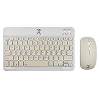 Esta es la imagen de kit de teclado y mouse bluetooth inalámbrico perfect choice genova - gris