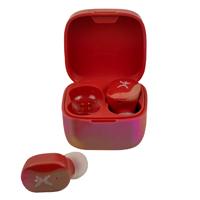 Esta es la imagen de mini audifonos bluetooth inalambricos tws pc-117247 pearl rojos