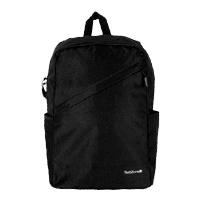 Esta es la imagen de mochila backpack techzone classic tzlbp43015b-n para laptop de 15.6 negra