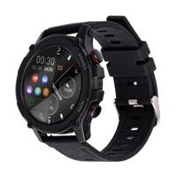 Esta es la imagen de smart watch deportivo techzone tzsw04 pantalla ips de 1.32 bt android/ ios ip 65 color negro 1 año de garantia