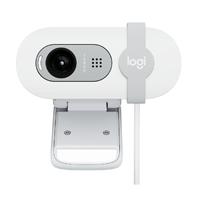 Esta es la imagen de webcam logitech brio 100 blanco fhd 1080 a 30 fps 58° rightlight 2