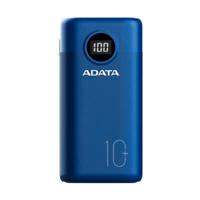 Esta es la imagen de bateria de respaldo power bank adata p10000qcd 10000mah/2 usb a/ 1 usb c/indicador de carga digital/azul (ap10000qcd-dgt-cdb)