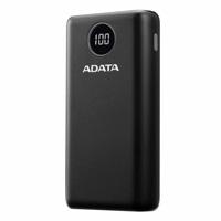 Esta es la imagen de bateria de respaldo power bank adata p20000qcd 20000mah/2 usb a/ 1 usb c/indicador de carga digital/negro (ap20000qcd-dgt-cbk)