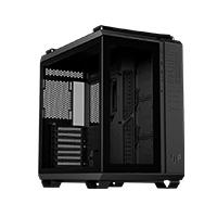 Esta es la imagen de gabinete asus tuf gaming gt502/negro/media torre/atx/matx/cristal templado/gamer