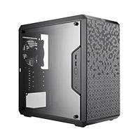 Esta es la imagen de gabinete cooler master masterbox q300l v2 argb / micro atx/ mini itx/ psu atx / negro / ventilador cf120 argb pre-instalado