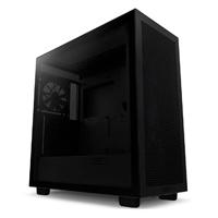 Esta es la imagen de gabinete nzxt h7 flow/negro mate/con ventana/midi-tower/micro-atx/gamer