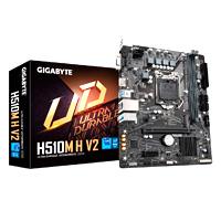 Esta es la imagen de mb gigabyte h510m v2 intel s-1200 11a gen/2xddr4 2666mhz/pcie 3.0/hdmi/vga/4xusb 3.1/m.2/micro atx/gama basica