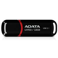 Esta es la imagen de memoria adata 32gb usb 3.2 uv150 negro (auv150-32g-rbk)