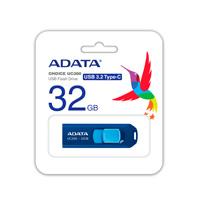 Esta es la imagen de memoria adata 32gb usb tipo c uc300 retractil azul marino (acho-uc300-32g-rnb/bu)