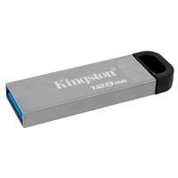 Esta es la imagen de memoria flash usb kingston data traveler kyson 128gb gen 1 3.2 tipo a metal (dtkn/128gb)