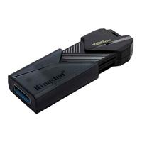 Esta es la imagen de memoria kingston 128gb usb 3.2 gen 1 alta velocidad / datatraveler exodia onyx negro c/tapa móvil (dtxon/128gb)