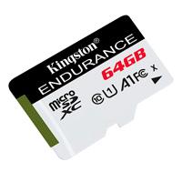 Esta es la imagen de memoria flash micro sd kingston sdhc high endurence 64gb 95r uhs-i u1 v10 p/ videovigilancia(sdce/64gb)