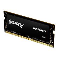 Esta es la imagen de memoria ram kingston sodimm ddr4 16gb 2666mt/s fury impact black cl15 260pin 1.2v c/difusor de calor p/laptop (kf426s15ib1/16)