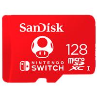 Esta es la imagen de memoria sandisk micro sdxc 128gb nintendo switch 100mb/s 4k u3 v30 sdsqxao-128g-gnczn