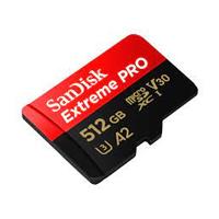 Esta es la imagen de memoria sandisk micro sdxc 512gb extreme pro 200mb/s 4k clase 10 a2 v30 c/adaptador sdsqxcd-512g-gn6ma