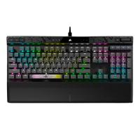 Esta es la imagen de teclado corsair k70 max rgb/magnético-mecánico/ led rgb retroiluminado/ corsair mgx /gris/teclas pbt negras/ (ch-910961g-na)