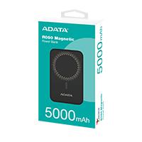 Esta es la imagen de bateria de respaldo adata power bank magnético r050 5000 mah usb -c carga inalámbrica color negro (pr050-11bk)