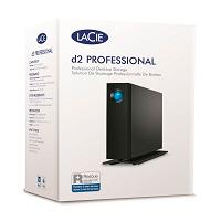 Esta es la imagen de disco duro externo lacie d2 professional 20tb 3.5 escritorio usb 3.1 tipo-c usb 3.0 negro win mac adapt de alimentacion