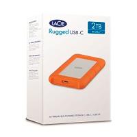 Esta es la imagen de disco duro externo lacie rugged usb-c 2tb 2.5 portatil usb 3.1 naranja-plata windows mac contragolpes agua y polvo