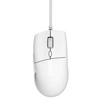 Esta es la imagen de mouse gamer nzxt lift 2 ergo/blanco/alambrico/sensor pixart pmw3395 / ergonómico / 100 millones de clicks / 26