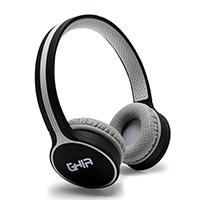 Esta es la imagen de audifonos diadema bluetooth ghia n1 hifi sound negro/gris 10m alcance bt 4.2 bateria 300mah