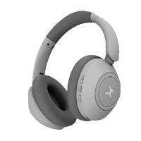 Esta es la imagen de audifonos on-ear inalambricos plegables manos libres con bt perfect choice soundia - gris//sustituyen a spk-1933/el-995265