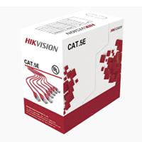 Esta es la imagen de bobina de cable utp hikvision ds-1ln5e-sw 305 metros / cat5e 24 awg / color blanco / pvc cm / uso en interior / 100 cobre / aplicaciones de cctv y redes de datos