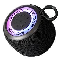 Esta es la imagen de bocina bluetooth backdrop bd91 negra / 5w / aux / radio fm/ micro sd card/usb