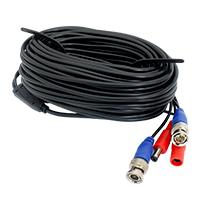 Esta es la imagen de cable de video y energia de 18 mts ghia // cable siames //bnc macho/ 1 conector macho y 1 conector hembra de energia