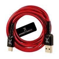 Esta es la imagen de cable usb tipo a a tipo c carga rapida para smartphone o tablet 1.8 metros perfect choice