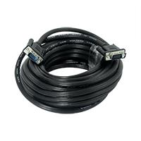 Esta es la imagen de cable vga ghia para monitor o proyector 15m negro macho-macho