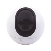 Esta es la imagen de camara mini pt ip ezviz cs-h6 5mp 5 megapíxel / wi-fi / seguimiento inteligente / auto zoom / detección de humanos y mascotas / detección de llanto de bebe / grabación en la nube