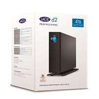 Esta es la imagen de disco duro externo lacie d2 professional 4tb 3.5 escritorio usb 3.1 tipo-c usb 3.0 negro win mac adapt de alimentacion