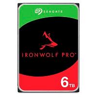 Esta es la imagen de disco duro interno seagate ironwolf pro 6tb 3.5 escritorio sata3 6gb/s 256mb 7200rpm 24x7 hot-plug nas sin limite de bahias