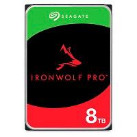 Esta es la imagen de disco duro interno seagate ironwolf pro 8tb 3.5 escritorio sata3 6gb/s 256mb 7200rpm 24x7 hot-plug nas sin limite de bahias