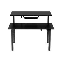 Esta es la imagen de escritorio acteck ergo desk v2 ed727/ ergonomico doble / control inteligente / altura ajustable / hasta 80 kg estatico / negro / ac-937269