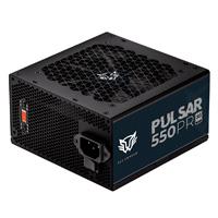 Esta es la imagen de fuente de poder gamer balam rush pulsar 550pr / certificada / 550w / 80 plus white / atx / no modular / bajo nivel de ruido / 5 años de garantia / negro / br-937726