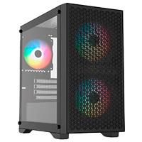 Esta es la imagen de gabinete gamer balam rush carbono aircool 4000a / mini torre / mini itx