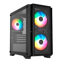 Esta es la imagen de gabinete gamer balam rush / mini torre / carbono crystal 4000c / micro-atx