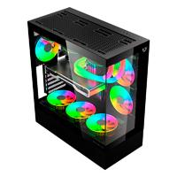 Esta es la imagen de gabinete gamer balam rush tank super 9200tb / media torre / atx - micro atx - itx / paneles removibles cristal templado / 3x ventiladores argb / soporte de enfriamiento / negro / br-938723