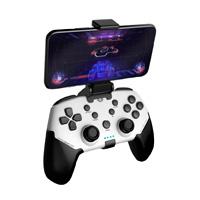 Esta es la imagen de gamepad balam rush kontrol react g575 / game pad control / inalambrico recargable / bt 5.0 / ergonomico / android - ios - pc - ps3- 4 - n switch / 9 horas de juego / soporte p celular / br-936927