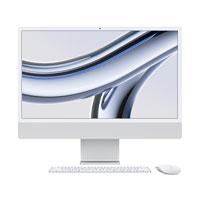 Esta es la imagen de imac 24 retina 4.5k/chip m3 de apple cpu 8 nucleos y gpu 10 nucleos/8gb/256gb ssd/2 thunderbolt 4/ 2 usb 3/gigabit ethernet/magic keyboard con touch id/plata