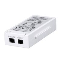 Esta es la imagen de inyector poe/ dahua/ pft1200 inyector hi-poe midspan gigabit/ soporta poe/poe+/ soporta hi-poe 60 watts para ptz/ indicadores led de status