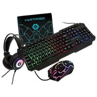 Esta es la imagen de kit gamer alambrico 4 en 1 - gear up vortred by perfect choice