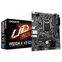 Esta es la imagen de mb gigabyte h510m k v2 intel s-1200 11a gen/2xddr4 3200mhz/pcie 3.0/hdmi/4xusb 3.1/m.2/micro atx/gama basica