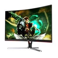 Esta es la imagen de monitor aoc gamer curvo 31.5 panel va / 165 hz / t. de r. 1 ms / amd free sync / color negro y rojo / 2 hdmi / vga / displayport / aspecto 16:9 / resolucion 1920 x 1080 / brillo 250 cd/m2 / 100x100mm