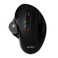 Esta es la imagen de mouse acteck virtuos art mi790 / inalambrico / dual  bluetooth + usb / 2400 dpi ajustable / trackball / 7 botones + scroll / recargable / negro / ac-936309